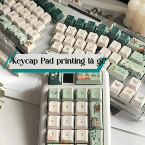 Keycap Pad printing là gì? So sánh Pad printing và kiểu in keycap khác