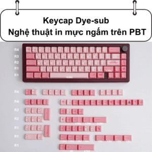 Keycap Dye-sub – Nghệ thuật in mực ngấm trên PBT